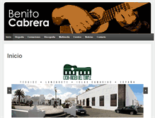 Tablet Screenshot of benitocabrera.com